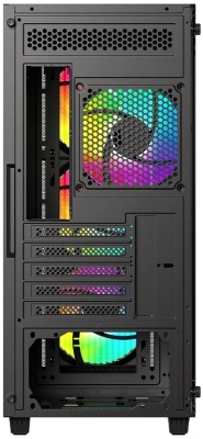 Корпус ID-Cooling Ware 300 черный без БП mATX 6x120mm 2xUSB2.0 1xUSB3.0 audio bott PSU