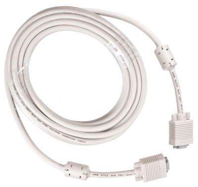 Кабель Buro CAB016S-10M VGA (m) VGA (m) 10м феррит.кольца серый