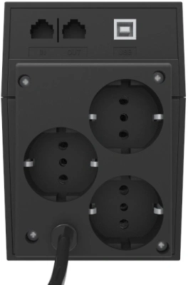 Источник бесперебойного питания Powercom RPT-1000AP EURO 600Вт 1000ВА