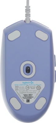 Мышь Logitech G102 LightSync сиреневый оптическая 8000dpi USB 6but (910-005857)