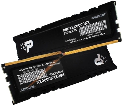 Память DDR5 2x16GB 4800MHz Patriot PSP532G4800KH1 Signature Premium RTL PC5-38400 CL40 DIMM UDIMM 288-pin 1.1В kit single rank с радиатором Ret