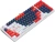 Клавиатура A4Tech S98 Sports механическая синий/белый USB for gamer LED (S98 SPORTS NAVY BLMS RED PLUS) кабель 1.8м