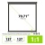 Экран Cactus 71" 127x127см Wallscreen CS-PSW-127X127-SG 1:1 настенно-потолочный рулонный серый Экран Cactus 71" 127x127см Wallscreen CS-PSW-127X127-SG 1:1 настенно-потолочный рулонный серый