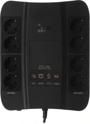 Источник бесперебойного питания Powercom Spider SPD-450N 270Вт 450ВА черный