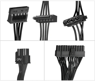 Блок питания KingPrice ATX 350W KPPSU350 (20+4pin) 120mm fan 2xSATA RTL