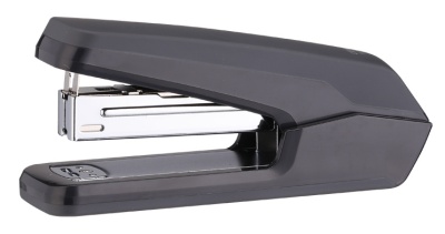 Степлер настольный Deli E0464BLACK Exceed 24/6 26/6 (25листов) черный 100скоб металл/пластик закрытый/открытый коробка