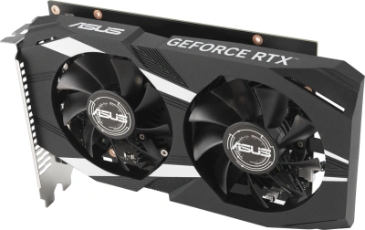 Видеокарта Asus PCI-E 4.0 DUAL-RTX3050-O6G NVIDIA GeForce RTX 3050 6Gb 96bit GDDR6 1507/14000 DVIx1 HDMIx1 DPx1 HDCP Ret