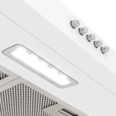 Вытяжка козырьковая Elikor Eco ONE 60 WH белый управление: кнопочное