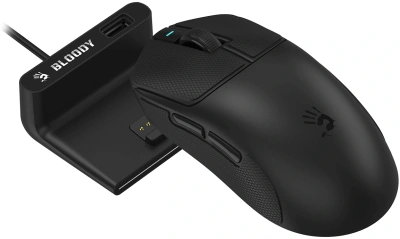 Мышь A4Tech Bloody R77 Ultra Dock черный оптическая 20000dpi беспров. USB 5but