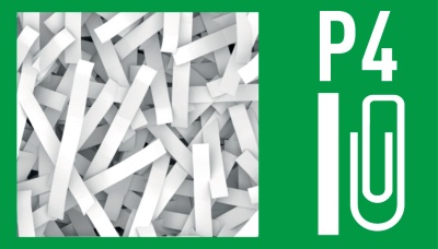 Шредер Leitz IQ Protect Premium 8X белый (секр.P-4) фрагменты 8лист. 14лтр. скрепки скобы