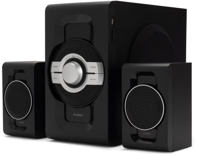 Микросистема Hyundai H-MS1403 черный 60Вт FM USB BT SD