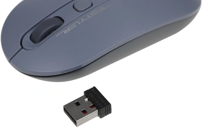 Мышь A4Tech Fstyler FG20 пепельный/синий оптическая 2000dpi беспров. USB для ноутбука 4but (FG20 ASH BLUE)