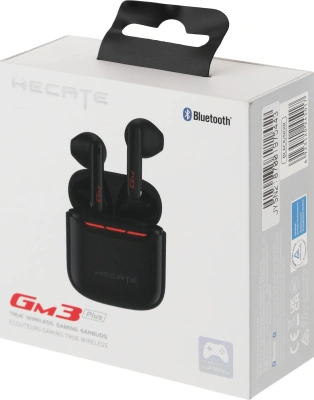 Наушники с микрофоном Edifier GM3 Plus черный вкладыши BT в ушной раковине