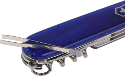 Нож перочинный Victorinox Spartan (1.3603.T2) 91мм 12функц. синий полупрозрачный карт.коробка