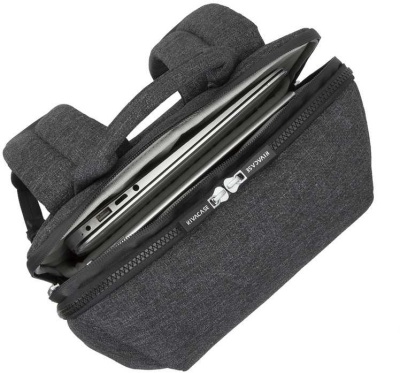 Рюкзак для ноутбука 15.6" Riva 8861 черный полиуретан/полиэстер (8861 BLACK)