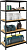 Стеллаж Практик SBL 200KD/90x40/5 пол.:5 разборная 2000x900x400мм серый (S24499393309)