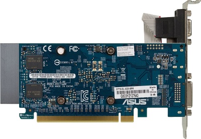 Видеокарта Asus PCI-E 2.0 GT730-SL-2GD5-BRK NVIDIA GeForce GT 730 2Gb 64bit GDDR5 902/5010 DVIx1 HDMIx1 CRTx1 HDCP Ret low profile
