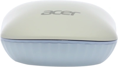 Мышь Acer OMR205 белый/голубой оптическая 1200dpi беспров. USB для ноутбука 3but (ZL.MCEEE.02H)
