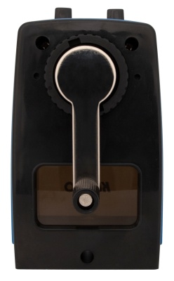 Точилка для карандашей механическая Kw-Trio 307Ablue 307A-BLU 1 отверстие металл синий