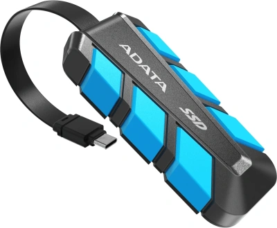 Накопитель SSD A-Data USB3.2 Gen2 1000GB SC740-1000G-CBU SC740 синий