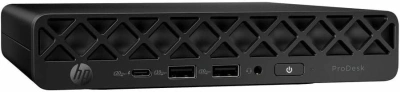 Неттоп HP ProDesk 4 G1i mini U5 235T (2.2) 16Gb SSD512Gb Graphics Windows 11 Pro GbitEth WiFi BT 90W kb мышь клавиатура черный (BS7M0UT)