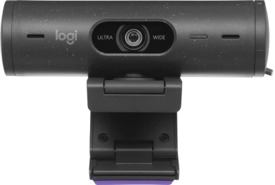 Камера Web Logitech HD Webcam Brio 500 черный 4Mpix (1920x1080) USB Type-C с микрофоном (960-001423)