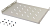 Полка стационарная Lanmaster TWT-CBW-S4-6/60 1U нагр.:60кг. 19" 485мм серый (упак.:1шт)