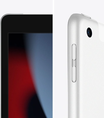 Планшет Apple iPad 2021 A2604 A13 Bionic 6С RAM3Gb ROM64Gb 10.2" IPS 2160x1620 4G iOS серебристый 8Mpix 12Mpix BT WiFi 9hr