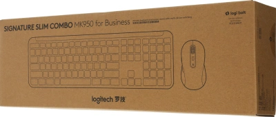 Клавиатура + мышь Logitech MK950 клав:графитовый/черный мышь:черный/серый USB беспроводная Bluetooth/Радио slim (920-012500)