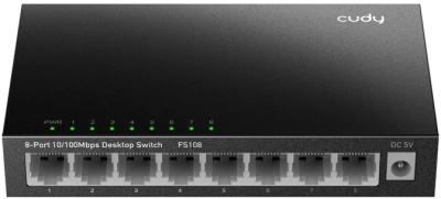Коммутатор Cudy FS108 (L2) 8x100Мбит/с неуправляемый