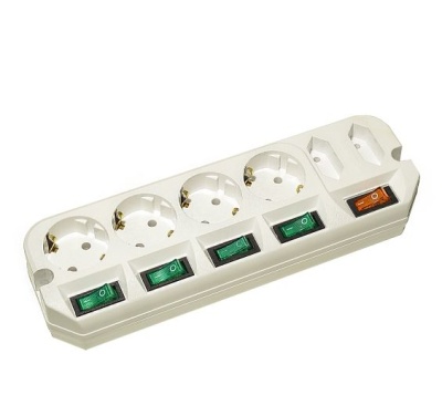 Сетевой удлинитель Most A16 3м (6 розеток) белый (коробка)