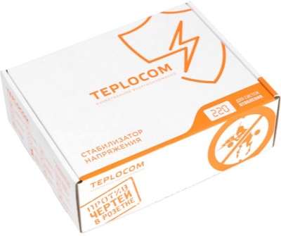 Стабилизатор напряжения Бастион Teplocom ST-222/500-И Space Technology 150Вт 200ВА серебристый