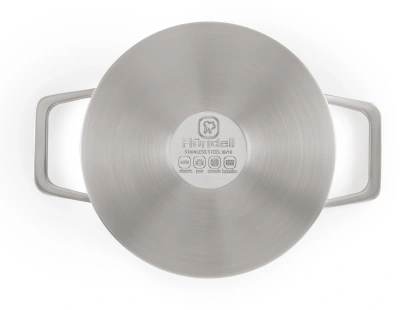 Кастрюля Rondell Verter RDS-2029 2.6л. d=20см (с крышкой) стальной