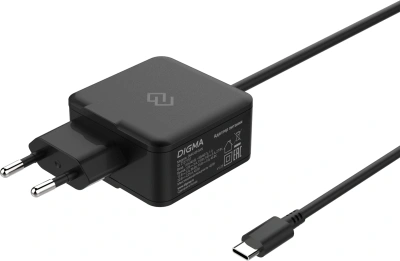 Блок питания Digma DM-U45-GAN автоматический 45W 5V-20V 2.25A от бытовой электросети
