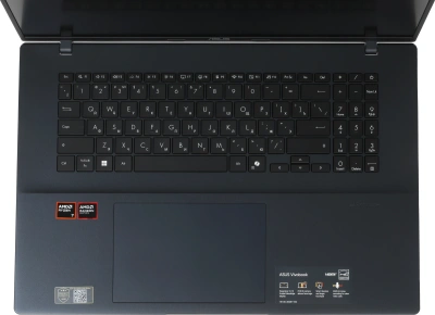Ноутбук Asus Vivobook 18 M1807HA-S8160 Ryzen 7 260 16Gb SSD512Gb AMD Radeon 780M 18" IPS WUXGA (1920x1200) без ОС blue WiFi BT Cam (90NB15P1-M00BL0)