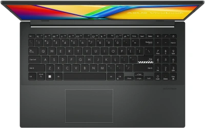 Ноутбук Asus Vivobook Go 15 E1504FA-BQ5031W Ryzen 5 40 8Gb SSD512Gb AMD Radeon 610M 15.6" IPS FHD (1920x1080) Windows 11 Home black WiFi BT Cam (90NB0ZR2-M07420)