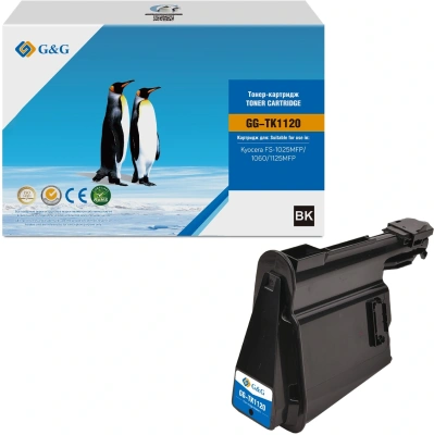 Картридж лазерный G&G GG-TK1120 черный (3000стр.) для Kyocera FS-1025MFP/1060/1125MFP