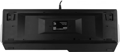 Клавиатура A4Tech B865 механическая серый/черный USB for gamer LED (B865 ICE BLUE) кабель 1.8м