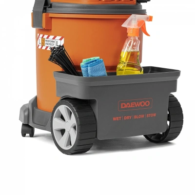 Строительный пылесос Daewoo DAVC 2514S 1400Вт (уборка: сухая/влажная/выдув/сбор воды) серый