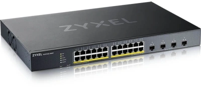 Коммутатор Zyxel NebulaFlex XGS1935-28HP-EU0101F (L2+) 24x1Гбит/с 4SFP+ 24PoE+ 375W управляемый