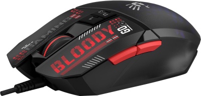 Мышь A4Tech Bloody W60 Max Mini черный/рисунок оптическая 12000dpi USB 9but