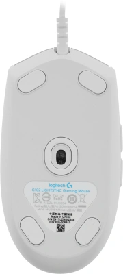 Мышь Logitech G102 LightSync белый оптическая 8000dpi USB 6but (910-005809)