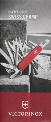 Нож перочинный Victorinox SwissChamp (1.6795) 91мм 33функц. красный карт.коробка