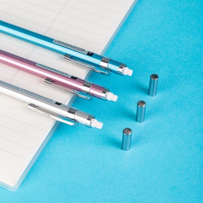 Карандаш мех. Deli EU999 Arris 0.5мм металл ассорти дисплей ластик