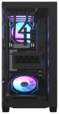 Корпус Formula Crystal Z8G Floe черный без БП ATX 3x120mm 3x140mm 2xUSB3.0 audio bott PSU