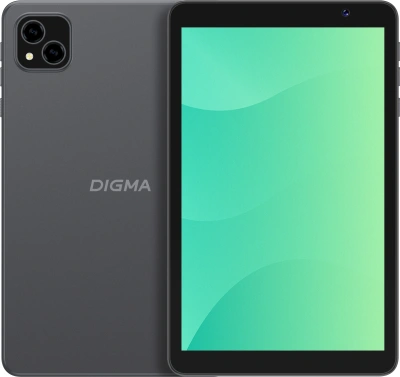 Планшет Digma G8 SC9863A (1.6) 8C RAM3Gb ROM32Gb 8" IPS 1280x800 4G Android 15 Go темно-серый 5Mpix 2Mpix BT WiFi microSD 128Gb 4000mAh 191hrs