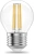 Лампа филам. Gauss Filament 10Вт цок.:E27 шар 220B св.свеч.бел.теп. (упак.:1шт) (52210)