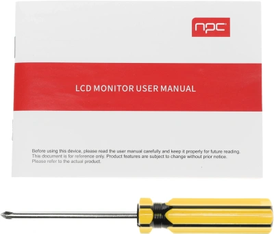 Монитор NPC 27" MZ2712-B черный IPS LED 16:9 HDMI M/M матовая 250cd 178гр/178гр 2560x1440 165Hz G-Sync FreeSync DP Quad 2K (1440p) USB 4кг