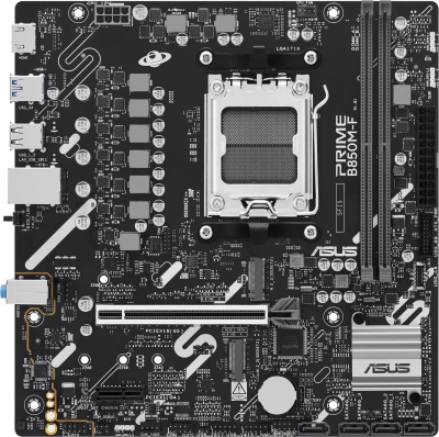 Материнская плата Asus PRIME B850M-F Socket AM5 AMD B850 2xDDR5 mATX AC`97 8ch(7.1) GbLAN RAID+VGA+HDMI