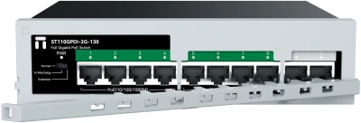 Коммутатор Netis ST110GPDI-2G-130 (L2) 10x1Гбит/с 8PoE 8PoE+ 130W неуправляемый